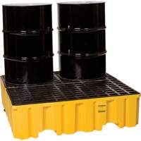 Spill Containment Pallet, 132 US gal. Spill Capacity, 51" x 52.5" x 13.75" SGJ310 | Johnston Equipment