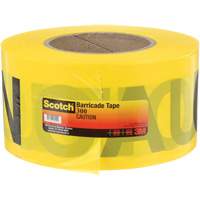 Scotch<sup>®</sup> Buried Barricade Tape, English, 3" W x 1000' L, 2 mils, Black on Yellow SGN226 | Johnston Equipment