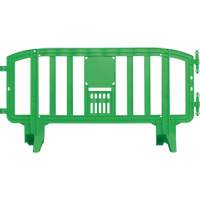 Movit Barricade, Interlocking, 78" L x 39" H, Green SGN473 | Johnston Equipment
