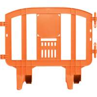 Minit Barricade, Interlocking, 49" L x 39" H, Orange SGN475 | Johnston Equipment