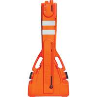 Multi-Gate Barricade, 43" H x 90" L, Orange SGN486 | Johnston Equipment