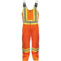 Overalls, Poly-Cotton, Small, High Visibility Orange SGO551 | Johnston Equipment