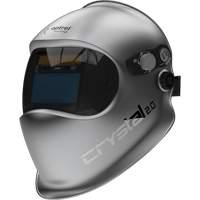 Crystal 2.0 Auto Darkening Welding Helmet, 3.94" L x 1.97" W View Area, 2/4 - 12 Shade Range, Silver SGP709 | Johnston Equipment