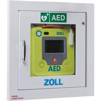Fully-Recessed AED Wall Cabinet, Zoll AED 3™ For, Non-Medical SGP851 | Johnston Equipment