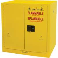 Flammable Storage Cabinet, 22 gal., 2 Door, 35" W x 35" H x 22" D SGU464 | Johnston Equipment