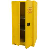 Flammable Storage Cabinet, 60 gal., 2 Door, 34" W x 65" H x 34" D SGU467 | Johnston Equipment