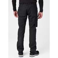 Oxford Service Pants, Poly-Cotton, Black, Size 30, 30 Inseam SGU533 | Johnston Equipment