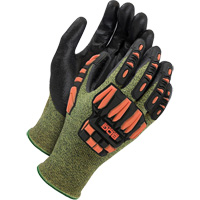 Arc Tek™ Arc & Impact Resistant Gloves, 7, Bi-Polymer Palm, Knit Wrist Cuff SGW006 | Johnston Equipment