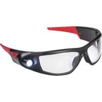 SPG400 Rechargeable Inspection Beam Safety Glasses, Clear Lens, ANSI Z87+ SGY427 | Johnston Equipment
