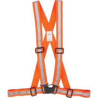 Traffic Harness, High Visibility Orange, Silver Reflective Colour, Large SGZ623 | Johnston Equipment