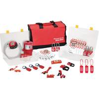 Premier Lockout Kit with Zenex™ Thermoplastic Locks, Electrical Kit, 27 Components SGZ638 | Johnston Equipment
