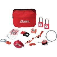 Standard Lockout Kit with Zenex™ Thermoplastic Locks, Electrical/Valve Kit, 14 Components SGZ640 | Johnston Equipment