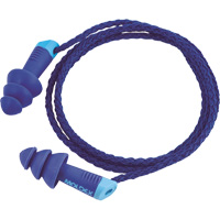 Alphas™ Metal Detectable Reusable Earplugs, Corded, One-Size, Bulk - Polybag, 27 NRR dB SGZ850 | Johnston Equipment