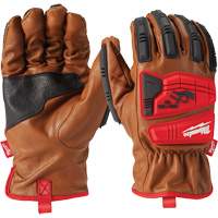 Goatskin Impact Gloves, Small, Grain Leather Palm SGZ930 | Johnston Equipment