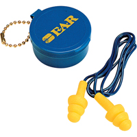 E-A-R™ Ultrafit™ Premolded Earplugs, Corded, Pair - Plastic Case, 25 dB NRR, One-Size SH112 | Johnston Equipment