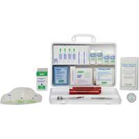 Basic First Aid Kit, CSA Type 2 Low-Risk Environment, Medium (26-50 Workers), Plastic Box SHA146 | Johnston Equipment