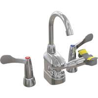 Swing-Activated Faucet/Eyewash with Wristblade Faucet Valves, Sink Mount Installation SHB554 | Johnston Equipment