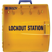 Ready Access Lockout Station, None Padlocks, 40 Padlock Capacity, Padlocks Not Included SHB869 | Johnston Equipment