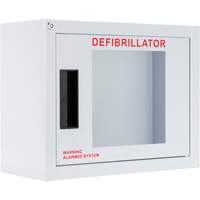 Standard Compact AED Cabinet with Alarm, Philips/Defibtech/Heartsine For, Non-Medical SHC003 | Johnston Equipment