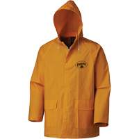 Flame-Resistant Rain Suit, Polyester/PVC, X-Small, Yellow SHE493 | Johnston Equipment