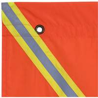 Flag with Reflective Tape, Polyester SHE794 | Johnston Equipment