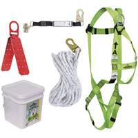 Compliance Fall Protection Kit, Roofer's Kit SHE932 | Johnston Equipment