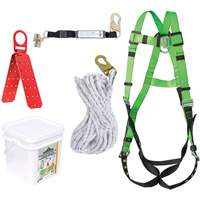 Grommeted Fall Protection Kit, Roofer's Kit SHE933 | Johnston Equipment