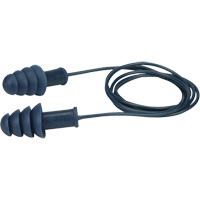 Metal-Detectable Reusable TPR Earplugs, Corded, Bulk - Box, 27 dB NRR, One-Size SHF158 | Johnston Equipment