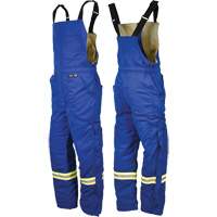 Westex<sup>®</sup> DH Antistatic Flame Resistant Insulated Bib Pants, Small, Royal Blue SHG767 | Johnston Equipment