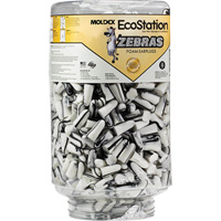 Zebras™ Disposable Earplugs Refill for EcoStation<sup>®</sup>  Earplug Dispenser, Bulk - Canister SHH489 | Johnston Equipment
