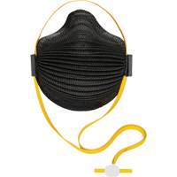 AirWave M Series Black Disposable Masks with SmartStrap<sup>®</sup> & Full Foam Flange, N95, NIOSH Certified, Small SHH517 | Johnston Equipment