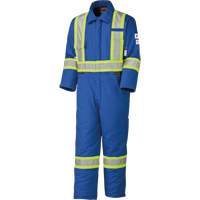 High Visibility FR Rated & Arc Rated Safety Coveralls, Size Small, Royal Blue, 58 cal/cm² SHI238 | Johnston Equipment