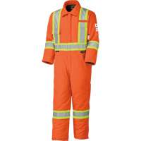 High Visibility FR Rated & Arc Rated Safety Coveralls, Size X-Small, Orange, 58 cal/cm² SHI240 | Johnston Equipment