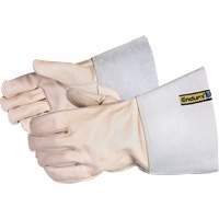 Welder's Gloves with Kevlar<sup>®</sup> Sewn Out-Seams, Split Cowhide, Size 7 SHI444 | Johnston Equipment