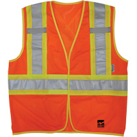 Open Road<sup>®</sup> “BTE” Vest, High Visibility Orange, Medium/Small, CSA Z96 Class 2 - Level 2 SHI570 | Johnston Equipment