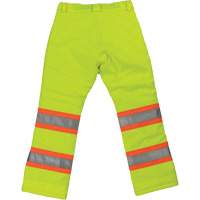 Women’s Insulated Flex Safety Pant, Polyester, X-Small, High Visibility Lime-Yellow SHI905 | Johnston Equipment