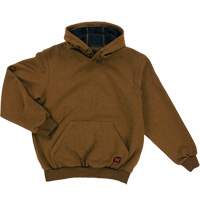 Water Repellent Fleece Pullover Hoodie, Men's, X-Small, Brown SHJ084 | Johnston Equipment