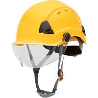Fibre Metal Safety Helmet, Non-Vented, Ratchet, Yellow SHJ272 | Johnston Equipment