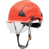 Fibre Metal Safety Helmet, Non-Vented, Ratchet, Red SHJ277 | Johnston Equipment