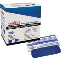 Bandages, Rectangulaire/carrée, 3", Tissu détectable, Non stérile SHJ433 | Johnston Equipment