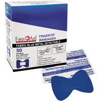 Bandages, Fingertip, Fabric Metal Detectable, Non-Sterile SHJ434 | Johnston Equipment