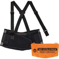 Proflex 1675 Back Support Brace with Cooling/Warming Pack, Spandex, X-Small SHJ462 | Johnston Equipment