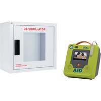 AED 3™ AED & Wall Cabinet Kit, Semi-Automatic, English, Class 4 SHJ775 | Johnston Equipment