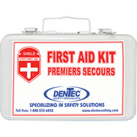 Shield™ First Aid Kit, CSA Type 1 Personal, Personal (1 Worker), Metal Box SHJ844 | Johnston Equipment