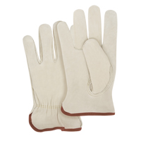 Close-Fit Driver's Gloves, Large, Grain Cowhide Palm SM586 | Johnston Equipment