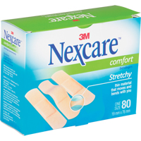 Nexcare™ Comfort Strips, Rectangular/Square, 3", Fabric, Sterile SN659 | Johnston Equipment
