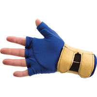 Fingerless Glove Liner with Wrist Restrainer, Size X-Small, Poly-Cotton Palm SR273 | Johnston Equipment