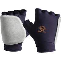 Palm and Side Impact Glove Liner-Right, X-Small, Grain Leather Palm, Slip-On Cuff SR303 | Johnston Equipment