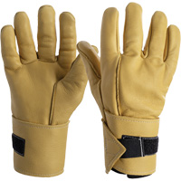 Vibration Protective Air Glove<sup>®</sup>, Size X-Small, Grain Leather Palm SR338 | Johnston Equipment