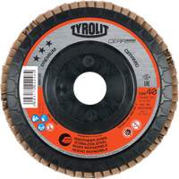 Flap Disc, 4-1/2" x 5/8"-11, Type 27, 40 Grit, Ceramic TCT367 | Johnston Equipment